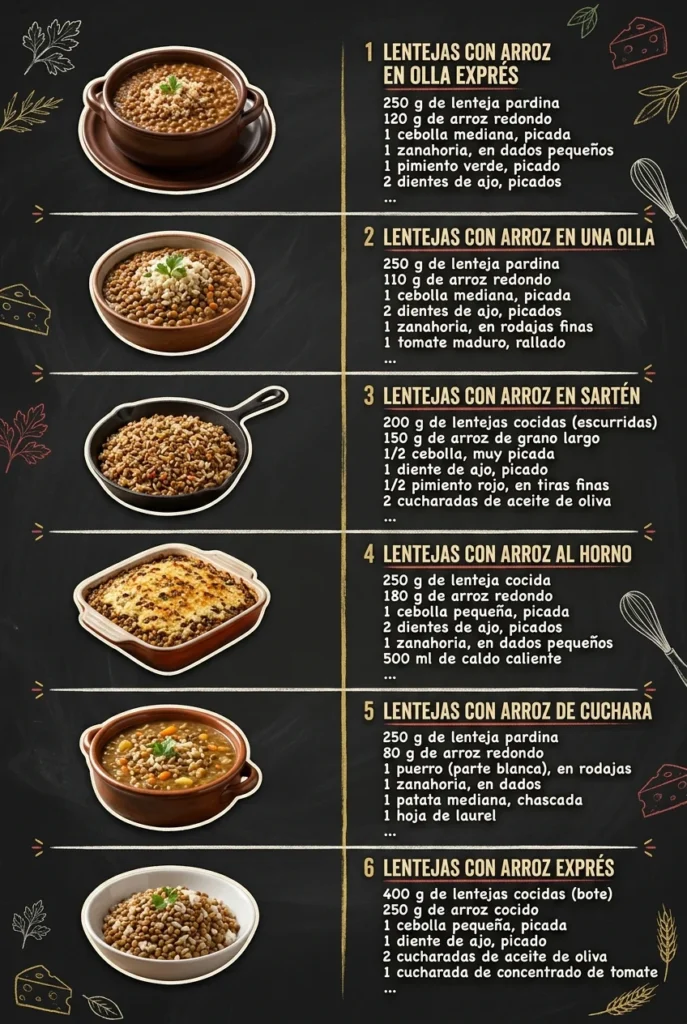 Rapidos y geniales 6 Ideas de Recetas para todos