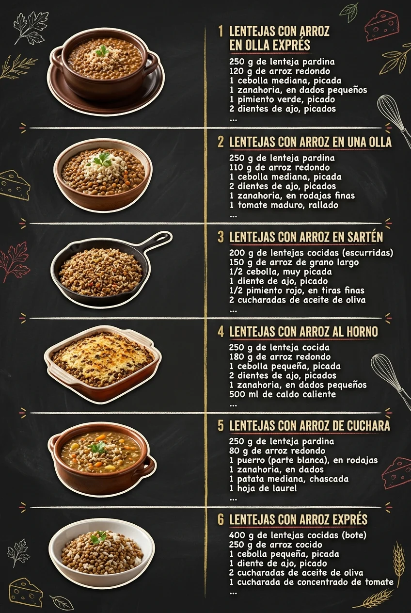 Rapidos y geniales 6 Ideas de Recetas para todos
