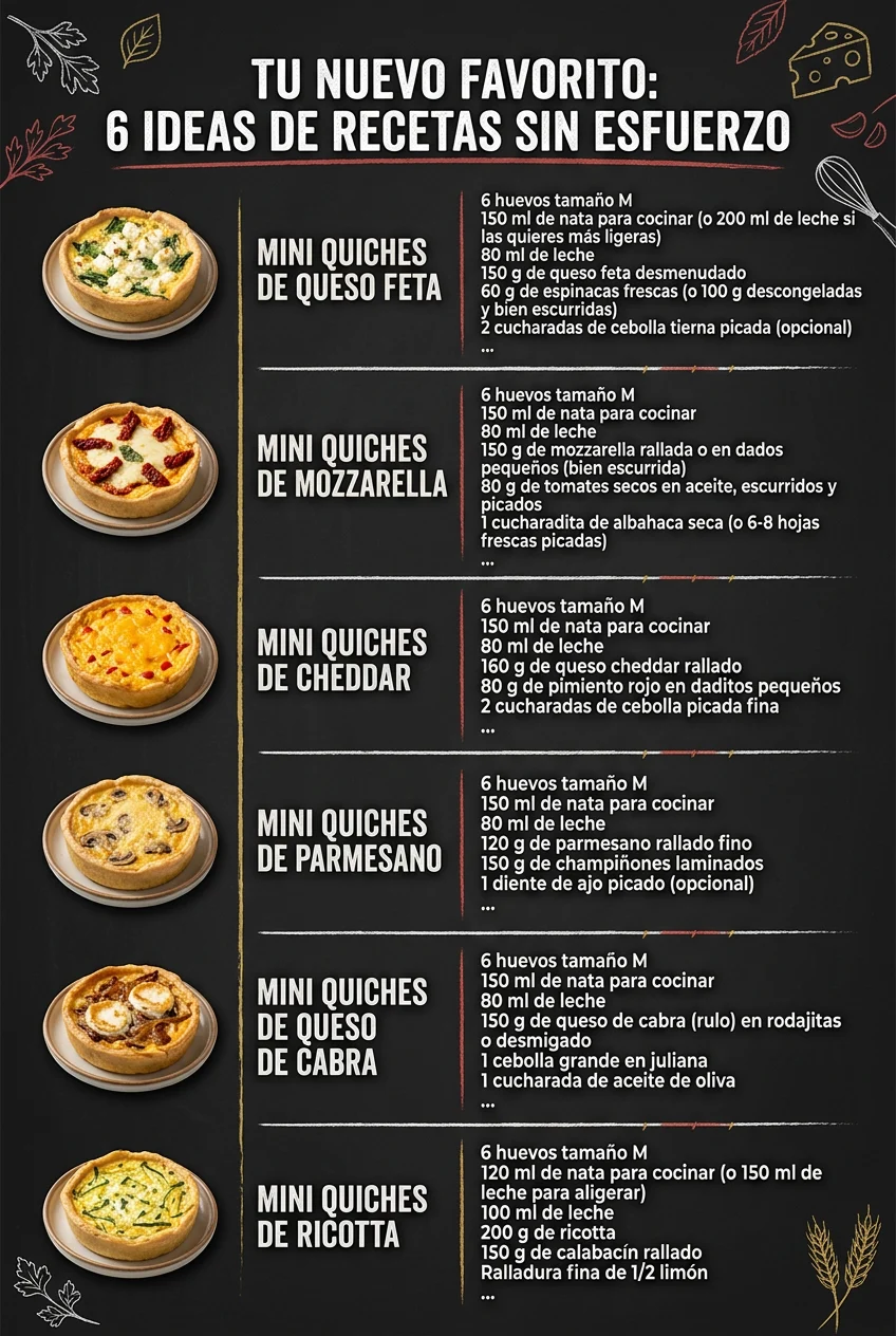 Tu nuevo favorito 6 Ideas de Recetas sin esfuerzo