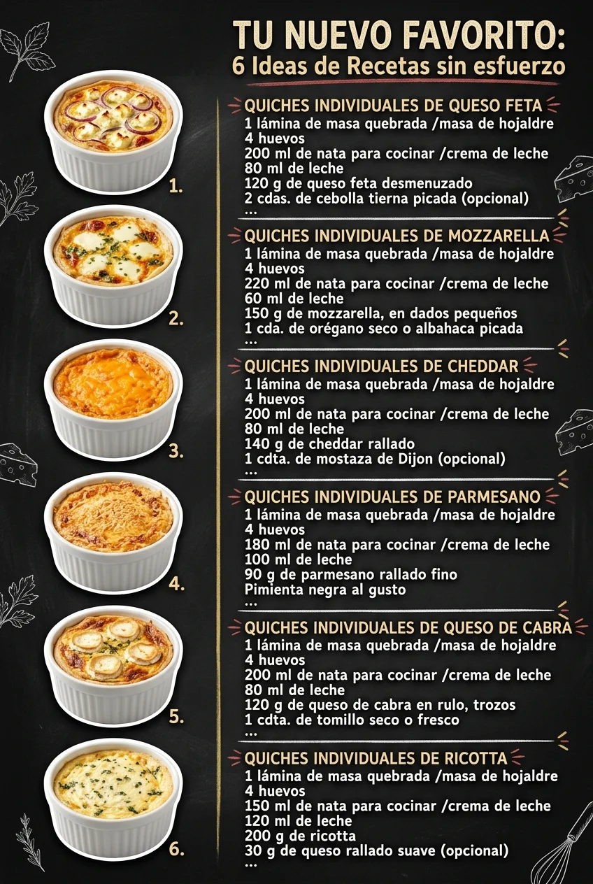 Tu nuevo favorito 6 Ideas de Recetas sin esfuerzo